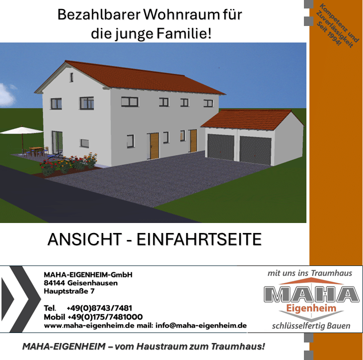 Immobilie in Egglkofen - 84546 Egglkofen - Bezahlbarer Wohnraum für die Junge Familie - Bild 0