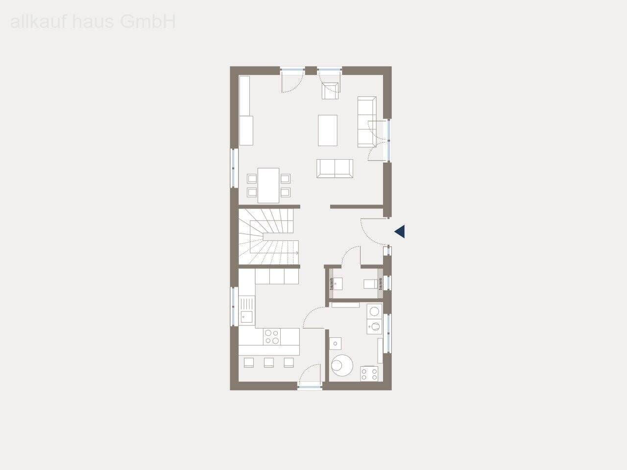 Immobilie in Lützelbach - Modernes Stadthaus in Lützelbach - Individuelle Gestaltung auf zwei Ebenen - Bild 1