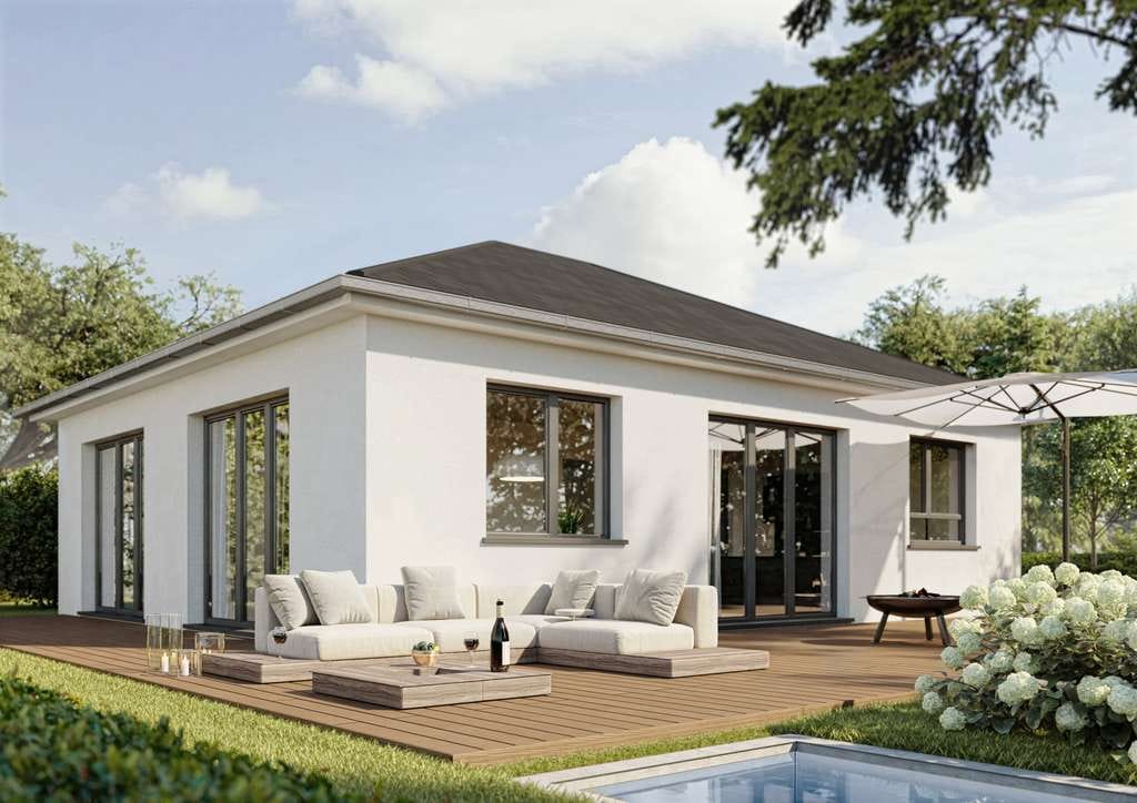 Immobilie in Heldenstein - 95m² Bungalow inkl. 665m² Grundstück - altersgerecht - ebenerdig - Bild 0