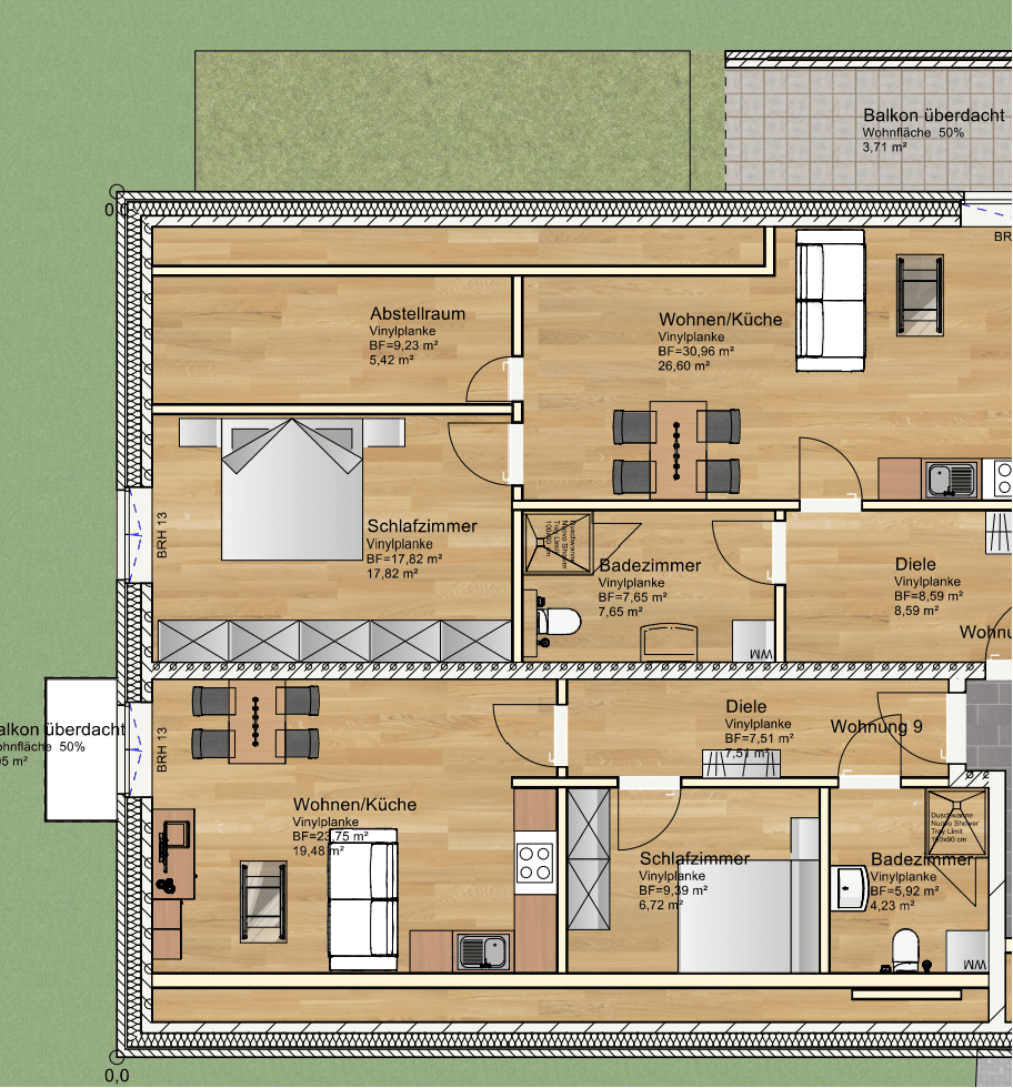 Immobilie in Sehnde - Neubau - Stilvolle 1,5-Zimmer-Dachgeschosswohnung mit Südbalkon und Wohlfühlcharakter - Bild 2