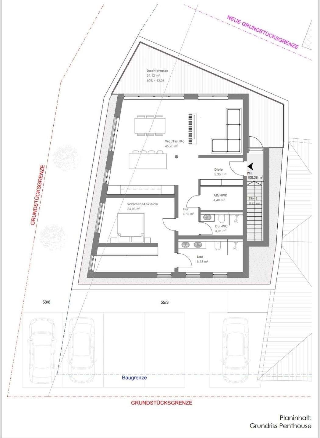 Immobilie in Überherrn - Renditeobjekt/ Eigentumswohnungen - provisionsfrei - in exklusiver Lage - nur 3 Einheiten - Bild 3