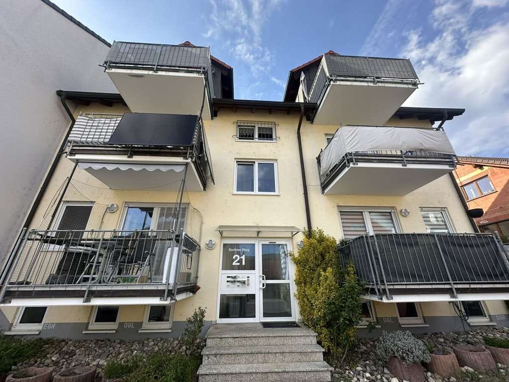 Immobilie in Sulzbach am Main - Helle 3-Zimmer-Wohnung mit Balkon, Stellplätzen und Keller in ruhigem Mehrfamilienhaus - Bild 0