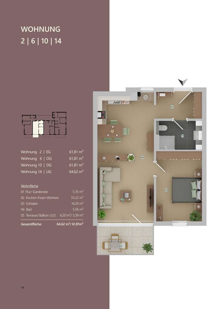Immobilie in Stadtsteinach - NEUBAU-Wohnanlage in Stadtsteinach "An der Zaubach II" / Qualitätssiegel Nachhaltiges Gebäude (QNG) - Bild 2