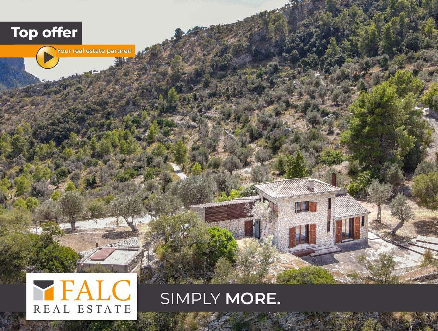 Immobilie in Lehesten - Traumhafte Finca in der Serra de Tramuntana mit spektakulärem Blick - Bild 0