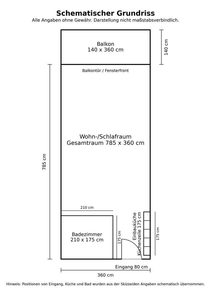Immobilie in Schönberg (Holstein) - 🌊 1-Zimmer-Apartment mit Ostseeblick – Ferienwohnung oder fester Wohnsitz - Bild 1