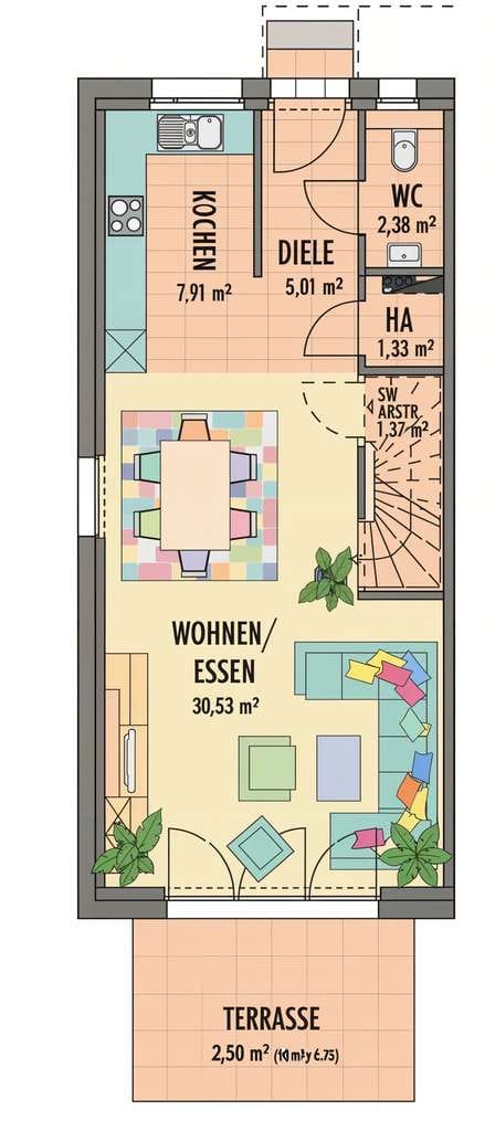 Immobilie in Neckarzimmern - Neckarzimmern * Energieeffizient und Nachhaltig * Attraktive und föderfähige Reihenhäuser - Bild 1