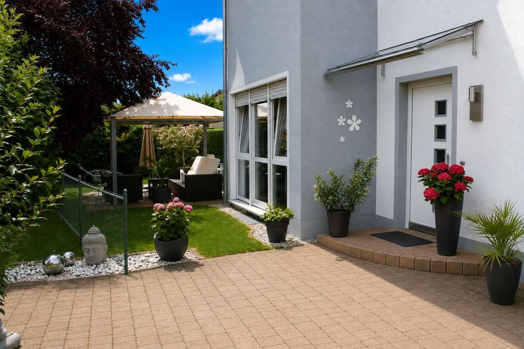 Immobilie in Pliening - Ruhige und moderne DHH in der beliebten Lage von Landsham - Ihr Zuhause vor den Toren Münchens. - Bild 1