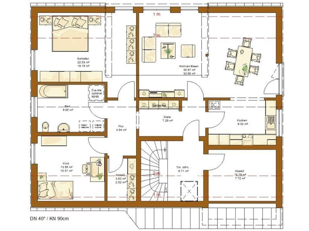 Immobilie in Eberfing - Bezugsfertiges, attraktives ZFH (CLOU 254) (wie Abb.) incl. Grundstück zzgl. NK - Bild 2