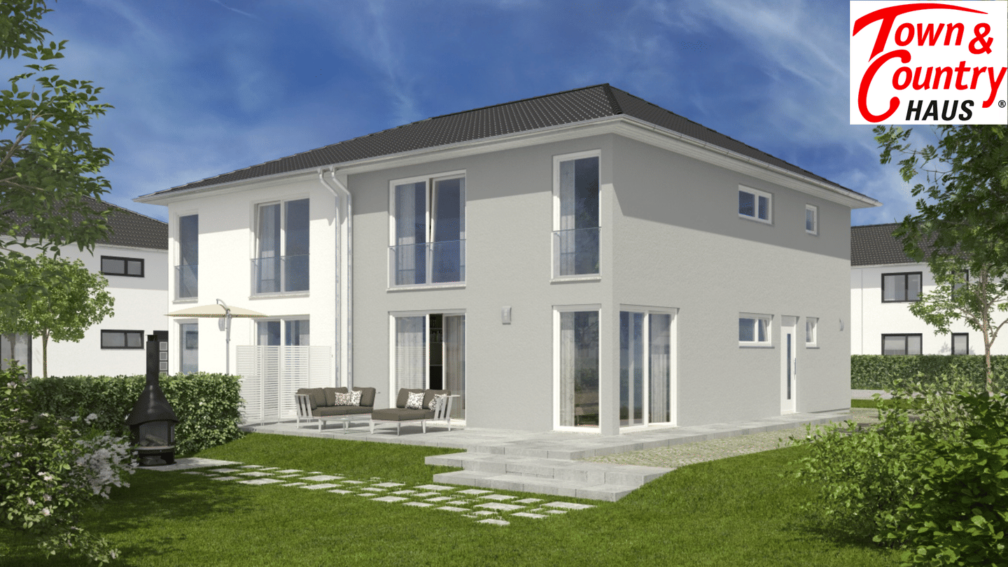 Immobilie in Strullendorf - Modernes Town & Country Doppelhaus Aura 136 – zwei Wohneinheiten auf großzügigem Grundstück in STRULLENDORF bei Bamberg - Bild 2