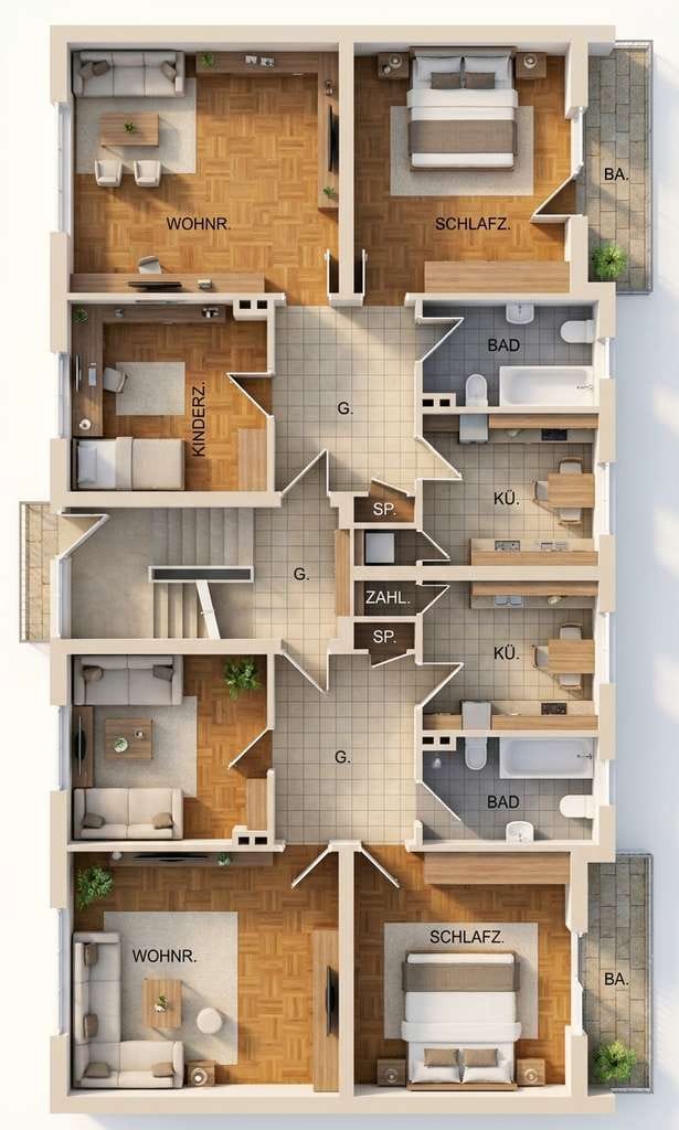 Immobilie in Frechen - Gepflegtes 6-Parteien-Haus mit Balkonen, Garagenhof und Stellplätzen in gefragter Wohnlage - Bild 2