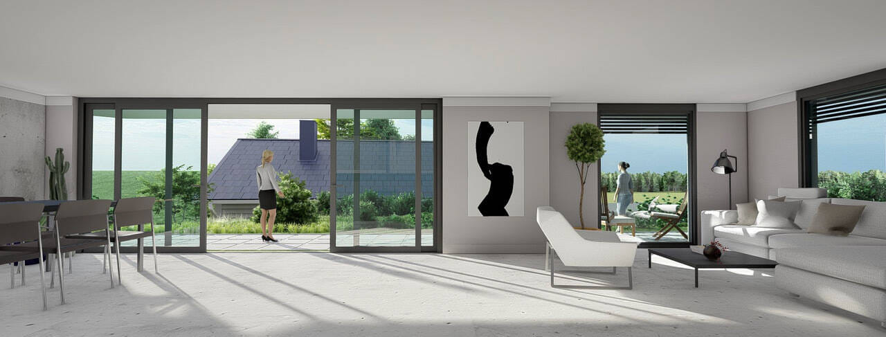 Immobilie in Gorxheimertal - PANORAMA! Stilvolles Design trifft auf atemberaubende Aussicht. Gartengeschoss - Luxuriöse 5 Zimmer Whg. mit 2 Bädern, Sauna und eigenem Gartenanteil - Bild 2