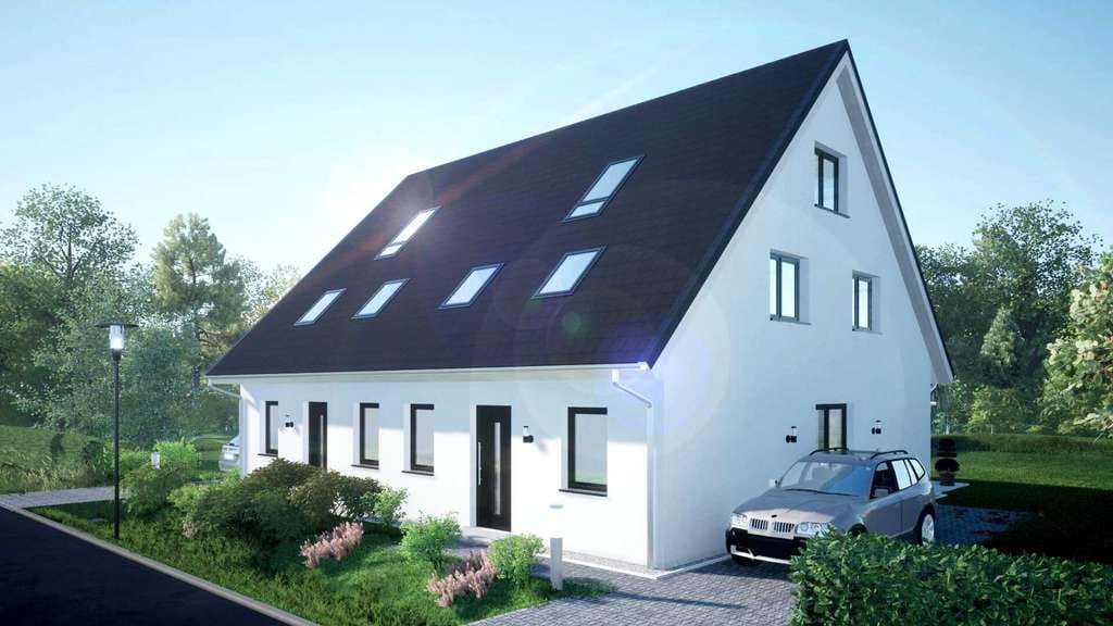 Immobilie in Rostock - Haus, Doppelhaushälfte Neubau in Top Lage mit viel Platz auch als KFW 40 erhältlich - Bild 0
