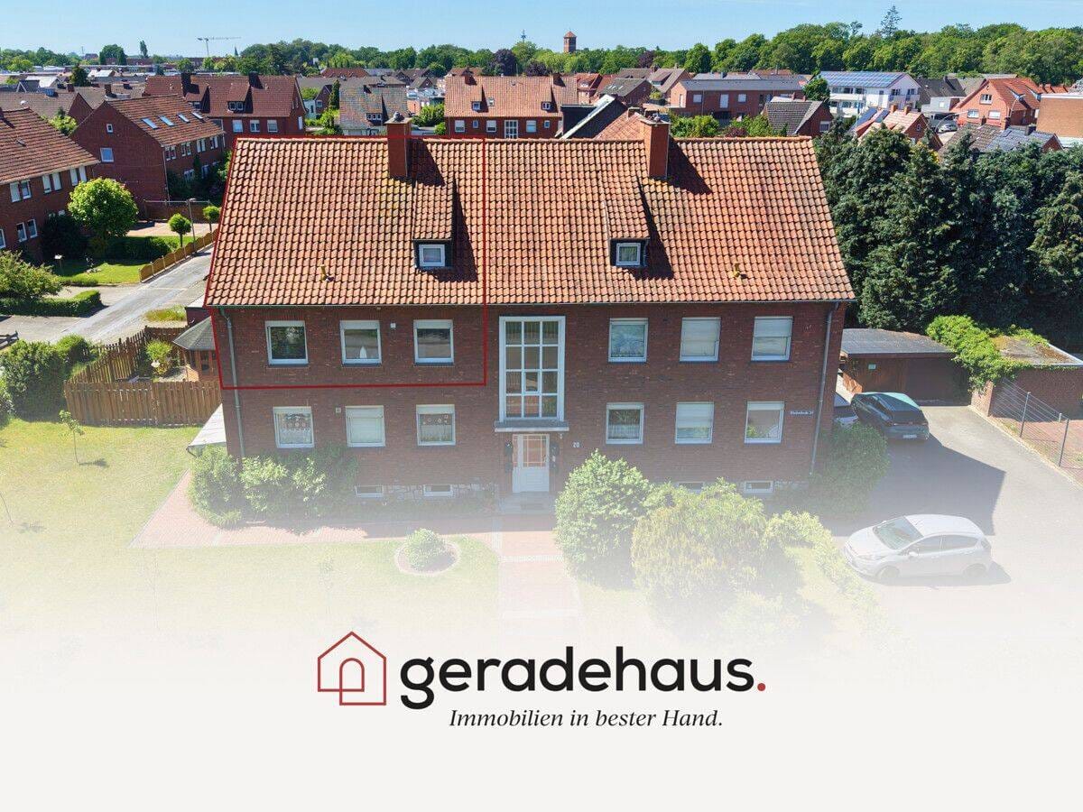 Immobilie in Lingen (Ems) - Stadtnah wohnen mit viel Platz im Grünen - Eigentumswohnung mit großem Garten - Bild 0