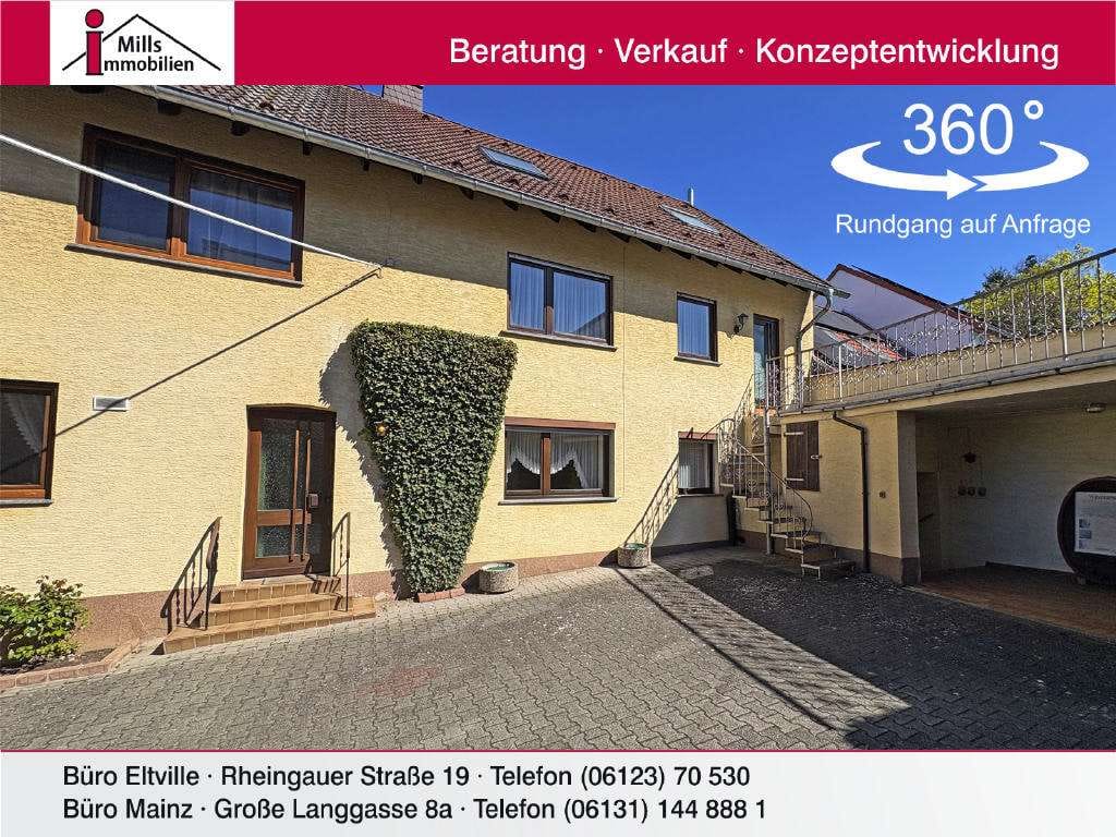 Immobilie in Sprendlingen - Sprendlingen: Schönes Einfamilienhaus mit großer Terrasse und großem Innenhof - Bild 0