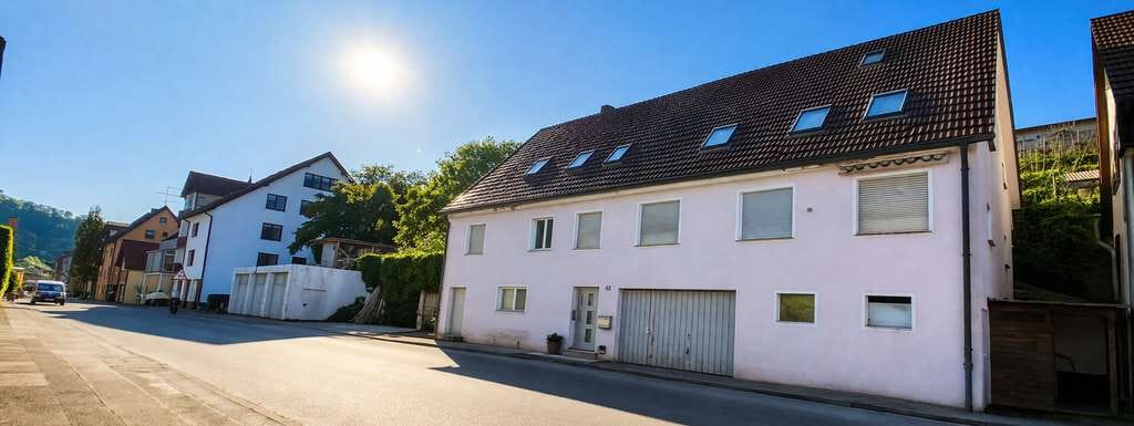 Immobilie in Hessigheim - Mehrfamilienhaus mit Entwicklungspotenzial in Hessigheim – 1.407 m² Grundstück & Weinbergblick - Bild 1