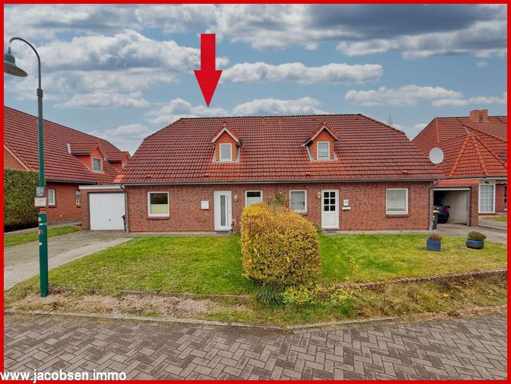 Immobilie in Schuby - Charmante Doppelhaushälfte mit grüner Rückzugsoase – die überzeugende Neubau-Alternative - Bild 0