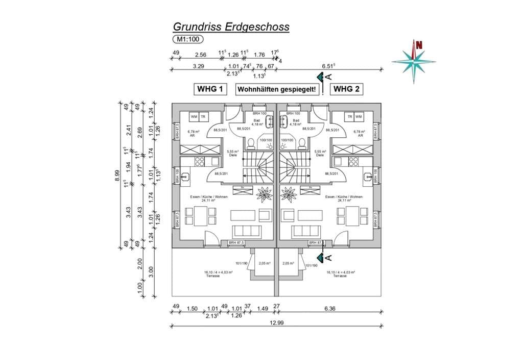 Immobilie in Rechtsupweg - Neubau-Doppelhaushälfte in Rechtsupweg ideal zur Vermietung - Bild 3