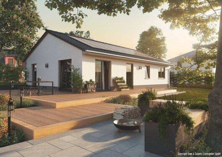 Immobilie in Finkenbach-Gersweiler - Nur für kurze Zeit mit PV-Anlage zum Aktionspreist - Bau auf deinem Bauplatz deinen massiven Familien-Bungalow - Bild 0