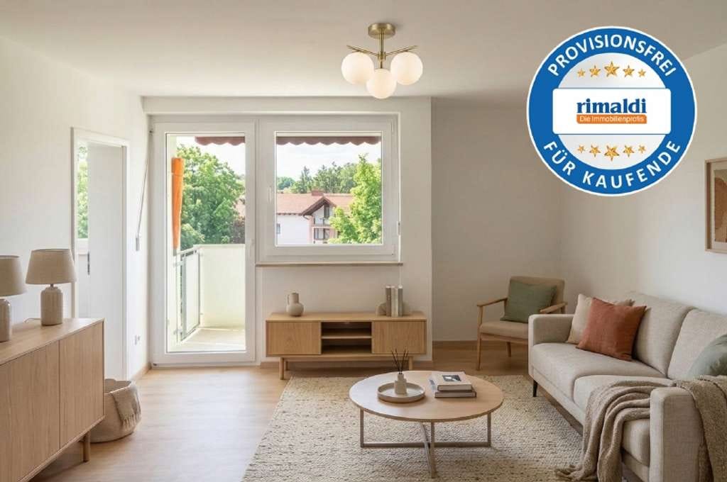 Immobilie in Holzkirchen - Aufwendig sanierte 3-Zi-Whg. mit Südloggia und schönem Ausblick - Bild 0