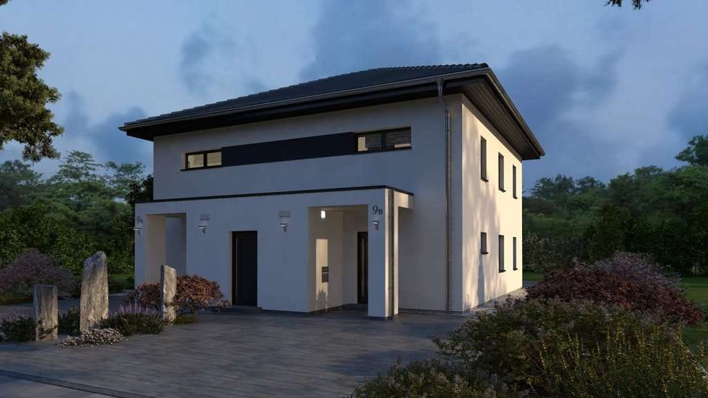 Immobilie in Oberelbert - MODERNE VILLA ZWEIGETEILT - Malervorbereitet inkl. Grundstück - Bild 1