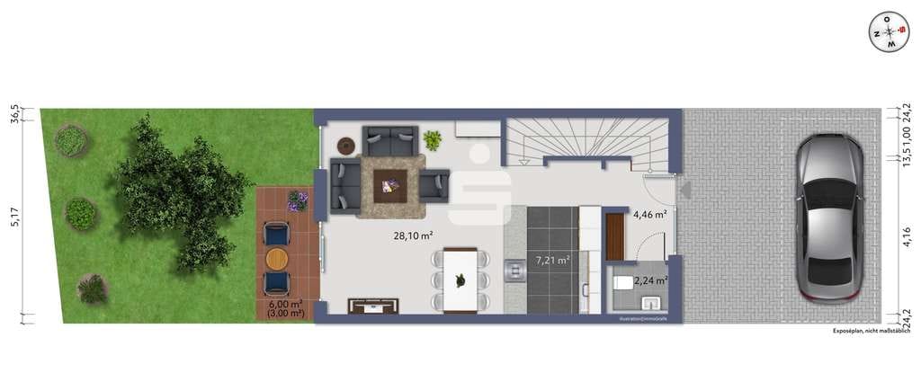 Immobilie in Krailling - KfW-40 Neubau-Reihenmittelhaus – Familien willkommen! - Bild 1