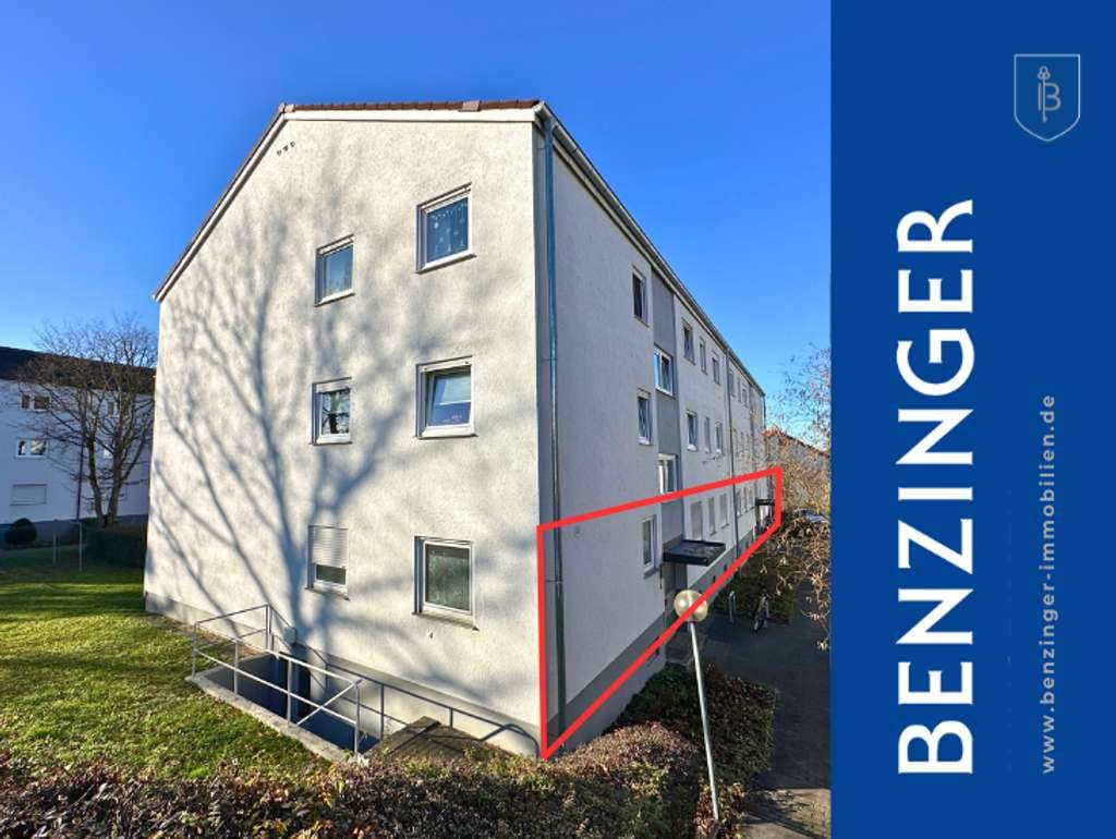 Immobilie in Metzingen - Attraktive Hochparterre-Wohnung mit Balkon und Garage - Bild 0