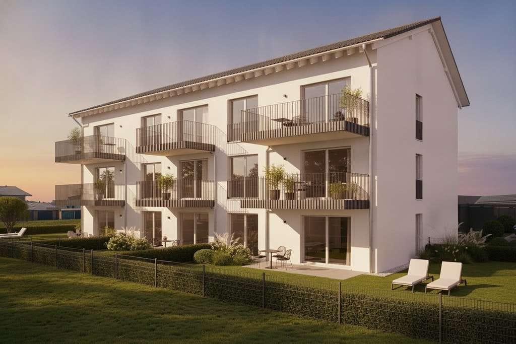 Immobilie in Malching - Moderne 3 Zimmer Neubau Whg. 2.OG Malching Wnr. 15 - Bild 1