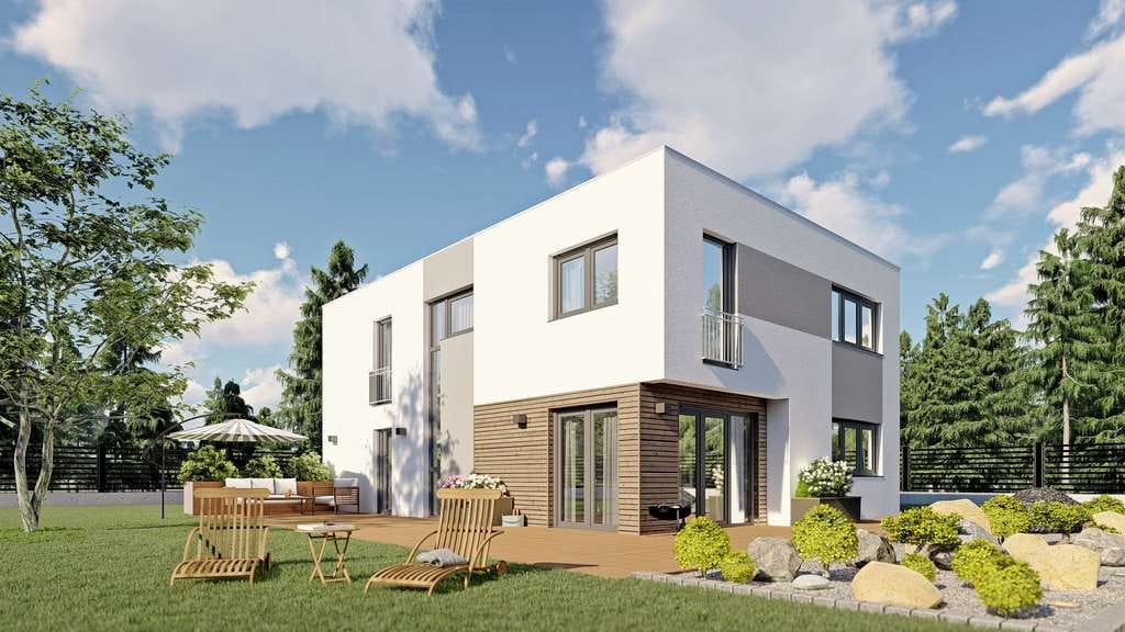 Immobilie in Reisbach - Klares Design, viel Raum: Bauhaus „Berlin“ inkl. Grundstück in Haberskirchen - Bild 1
