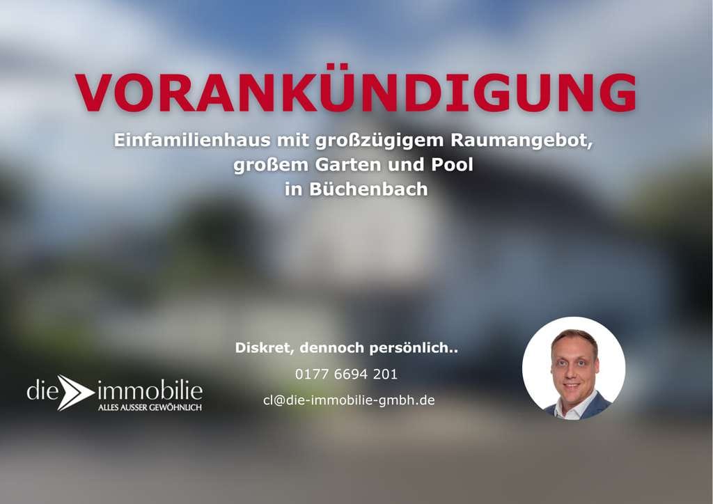 Immobilie in Büchenbach - Einfamilienhaus mit großzügigem Raumangebot, großem Garten und Pool - Bild 0
