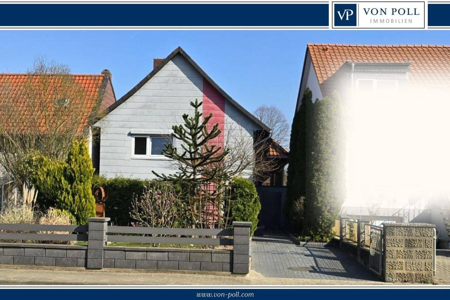 Immobilie in Schladen-Werla - 4,5-Zimmer-Fachwerkhaus mit gepflegtem Garten und angeschlossener Scheune als Ausbaureserve. - Bild 0