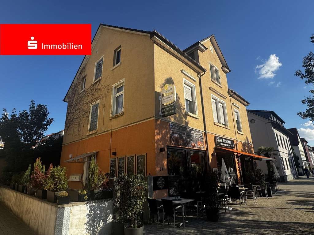 Immobilie in Bensheim - Renditestarkes und gut vermietetes Objekt mit Potential - 1 x Gastro und 3 x Wohnen in Bestlage! - Bild 0