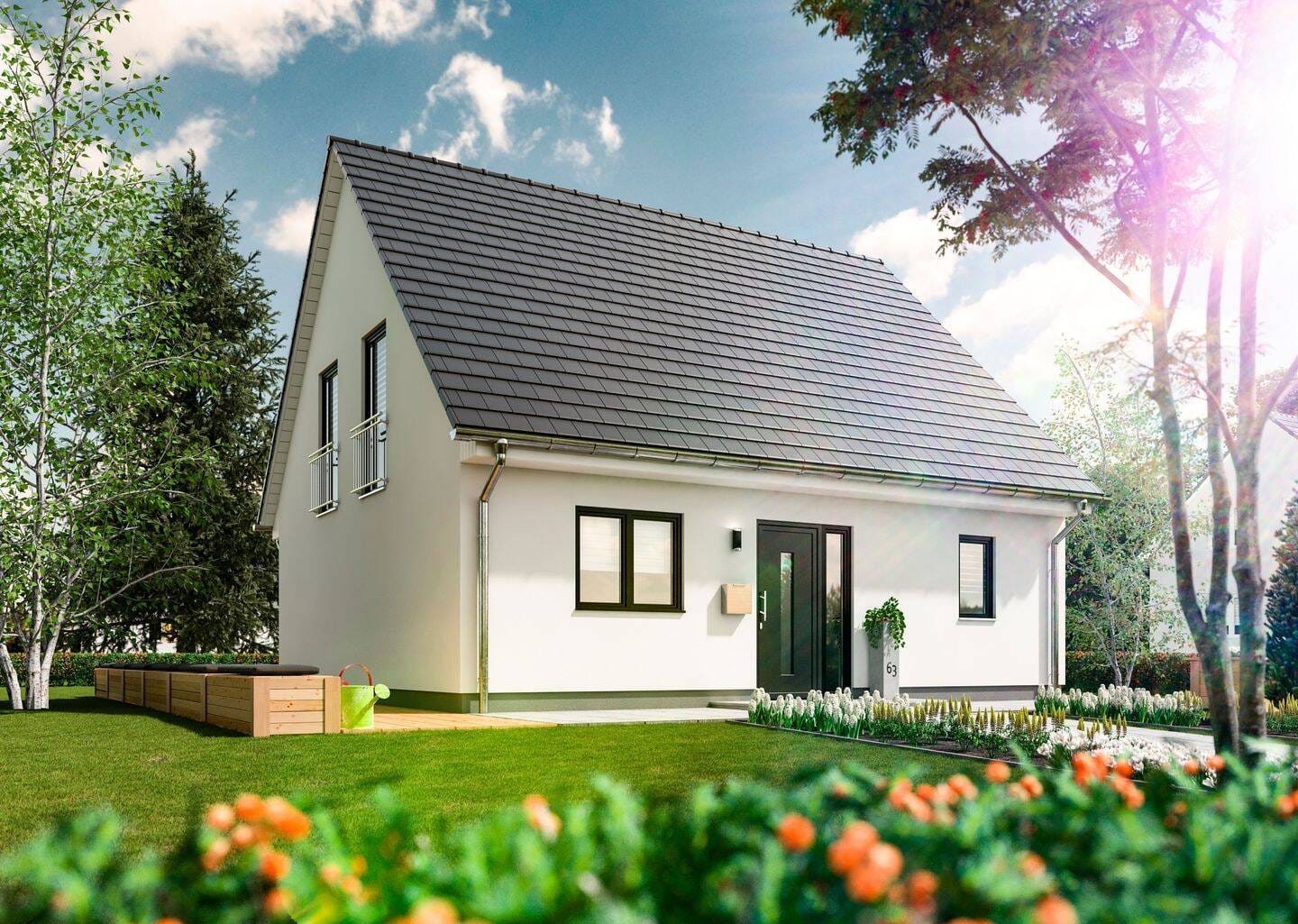Immobilie in Breitungen/Werra - Großzügiges Massivhaus mit Einbauküche, auf sonnigem Grundstück in Breitungen - Bild 1