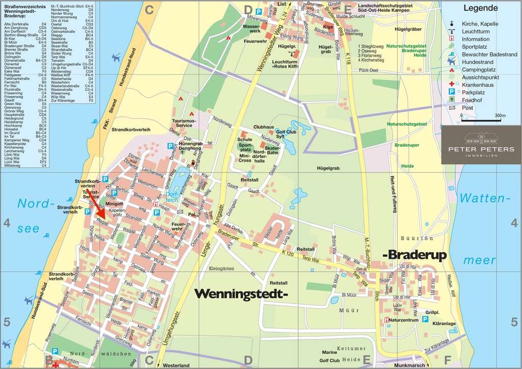 Immobilie in Wenningstedt-Braderup (Sylt) - 3-Zimmer Erdgeschoss Wohnung in strandnaher Lage von Wenningstedt - Bild 1