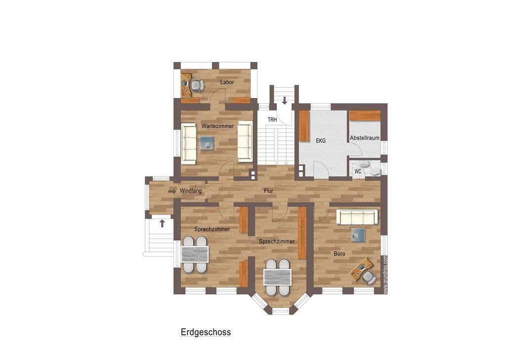 Immobilie in Freyburg (Unstrut) - Historische Villa mit eigenem Bootsanleger in Freyburg - Bild 3