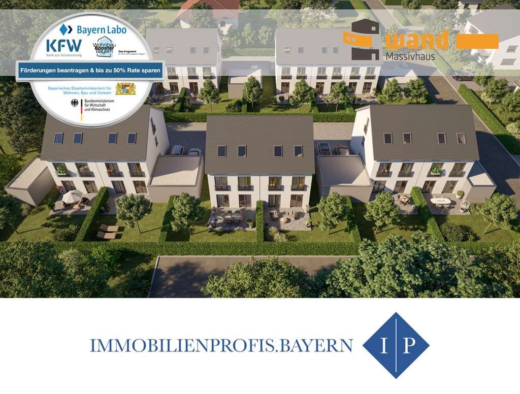 Immobilie in Langweid am Lech - Neubau Langweid am Lech: Doppelhaushälfte inkl. Home-Office Keller | Energie A+ | Festpreis sichern - Bild 0