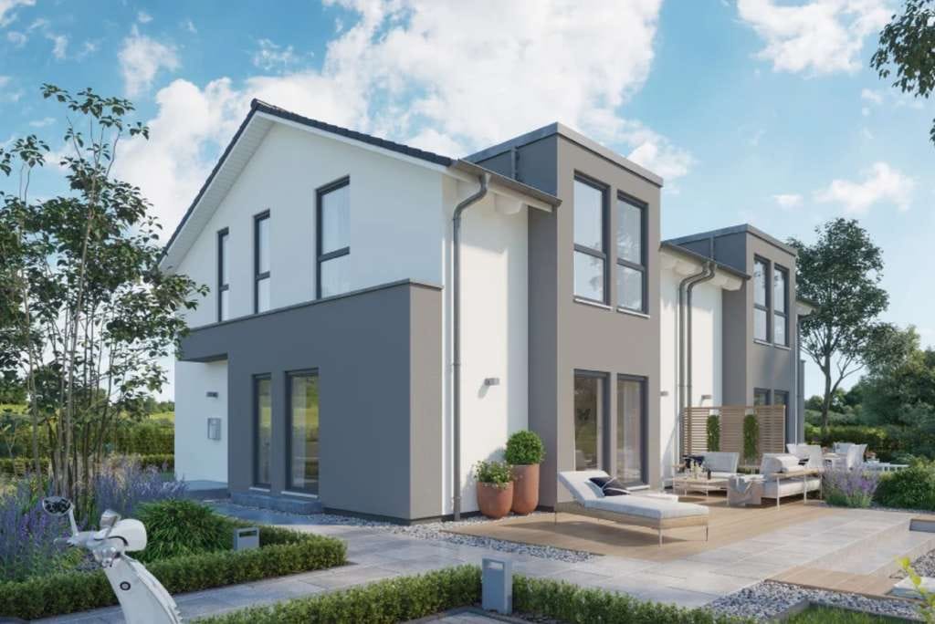 Immobilie in Ottersweier - Moderne Doppelhaushälfte inkl. Baugrundstück in 77833 Ottersweier - Bild 1