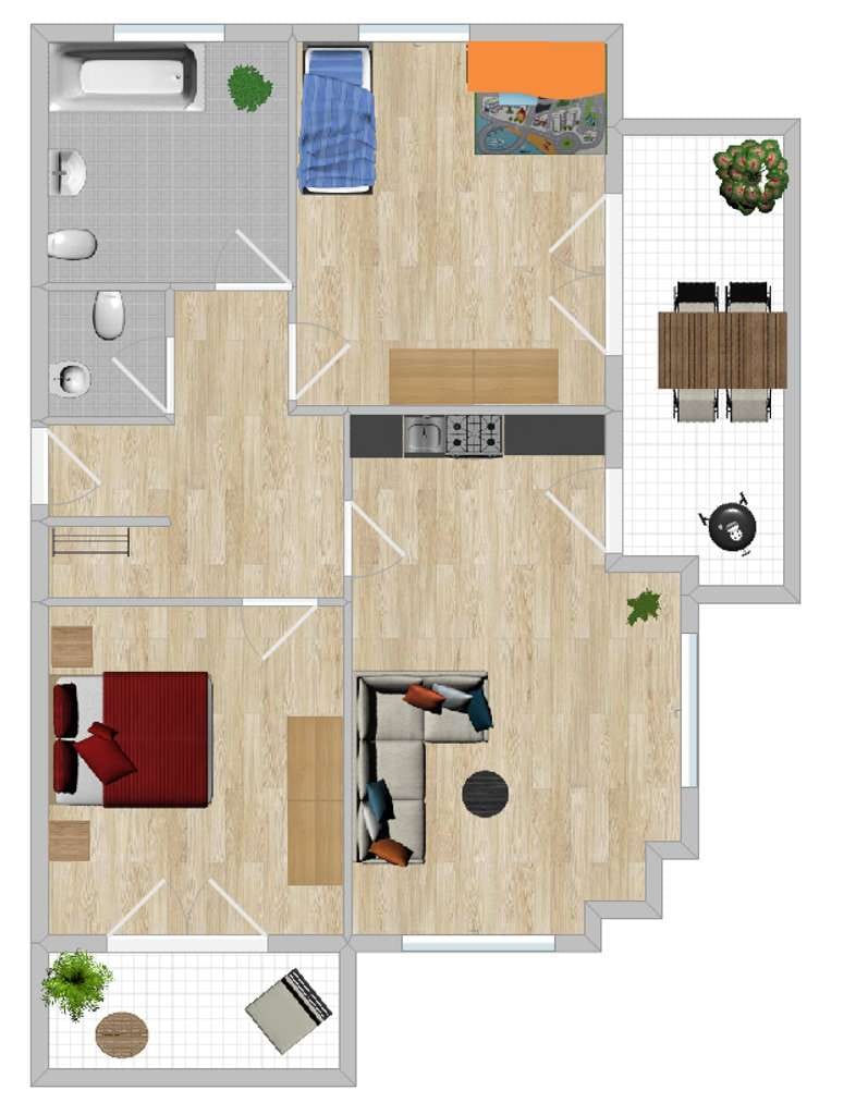Immobilie in Birkenwerder - 3-Zimmer Dachgeschosswohnung mit Südausrichtung, zwei Terrassen und  TG-Stellplatz - Bild 4