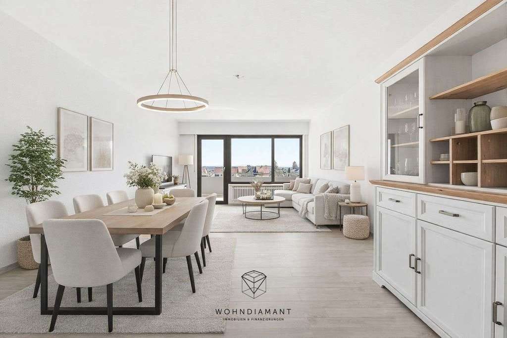 Immobilie in Aichwald - 🏡✨ Moderne 3,5-Zimmer-Wohnung zum Wohlfühlen – mit Balkon, neuer Küche und Garagenstellplatz - Bild 0