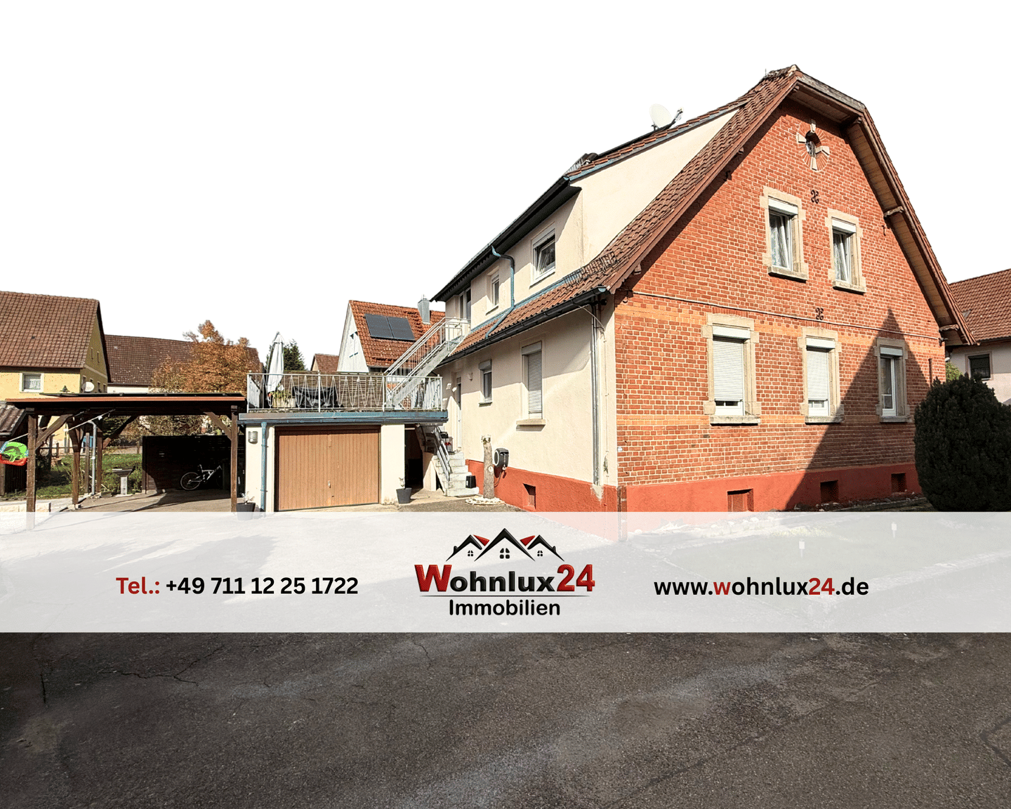 Immobilie in Adelmannsfelden - +++Top gepflegtes Zweifamilienhaus mit Terrasse, Garage und PV-Anlage in ruhiger Lage+++ - Bild 0