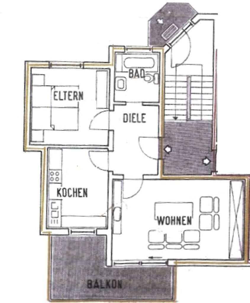 Immobilie in Schwarzach - Kleine Wohlfühloase: Gemütliche 2-Zimmer-Wohnung, mit Balkon und KFZ-Abstellplatz - Bild 3