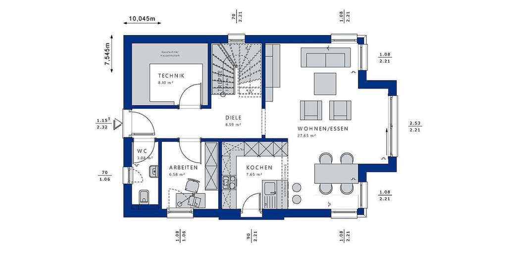 Immobilie in Burgpreppach - Ihr Endspurt zum Wohnglück: Neubau-Stadtvilla - Finish in Eigenregie! - Bild 1