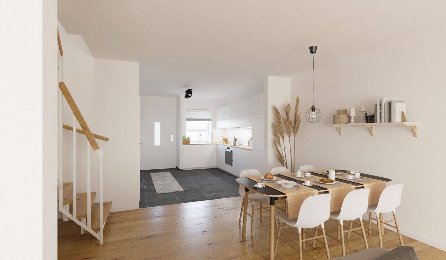 Immobilie in Ribnitz-Damgarten - 3-Zi.-Reihenmittelhaus auf zwei Etagen, inklusive Grundstück - Bild 4