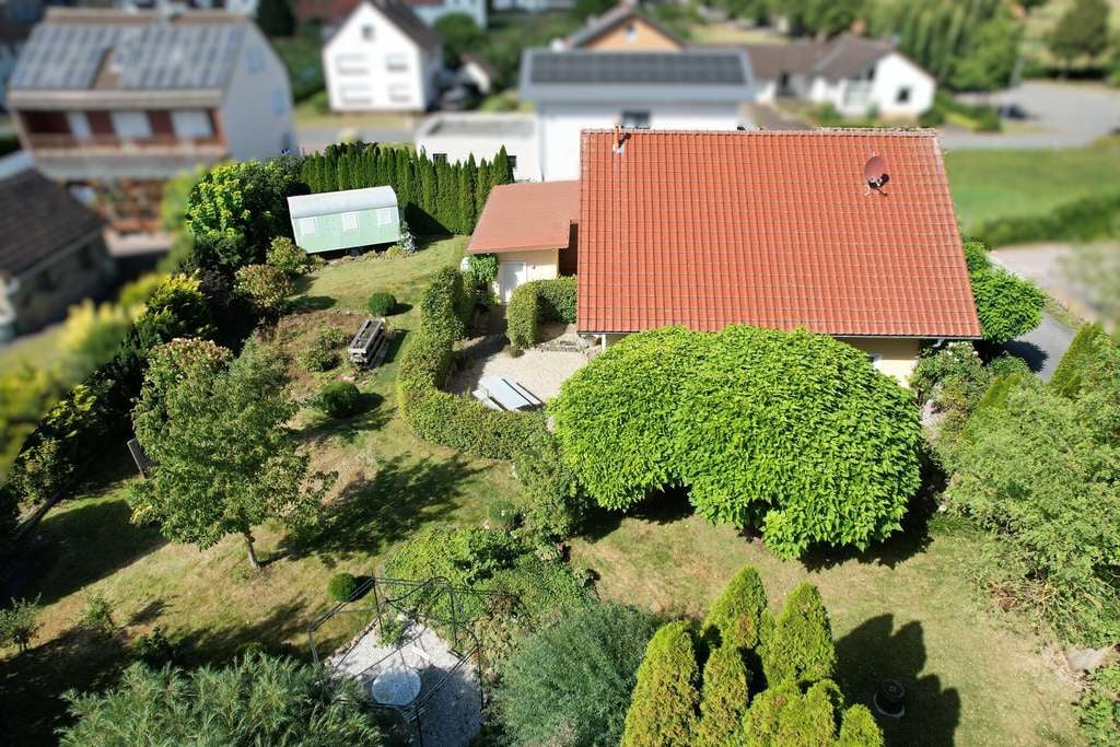 Immobilie in Borgentreich - Niedrigenergie-Holzhaus mit Weitblick, Südgarten & Garage in Borgentreich-Natzungen - Bild 1