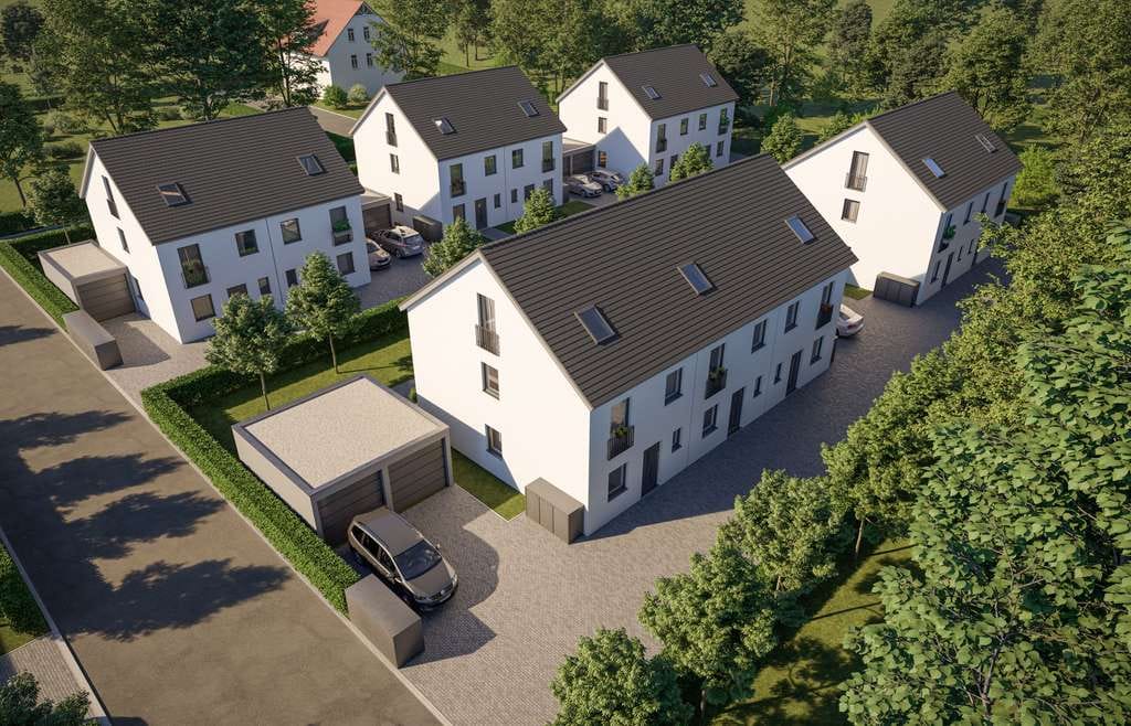 Immobilie in Langweid am Lech - Neubau Langweid am Lech: Doppelhaushälfte inkl. Home-Office Keller | Energie A+ | Festpreis sichern - Bild 2