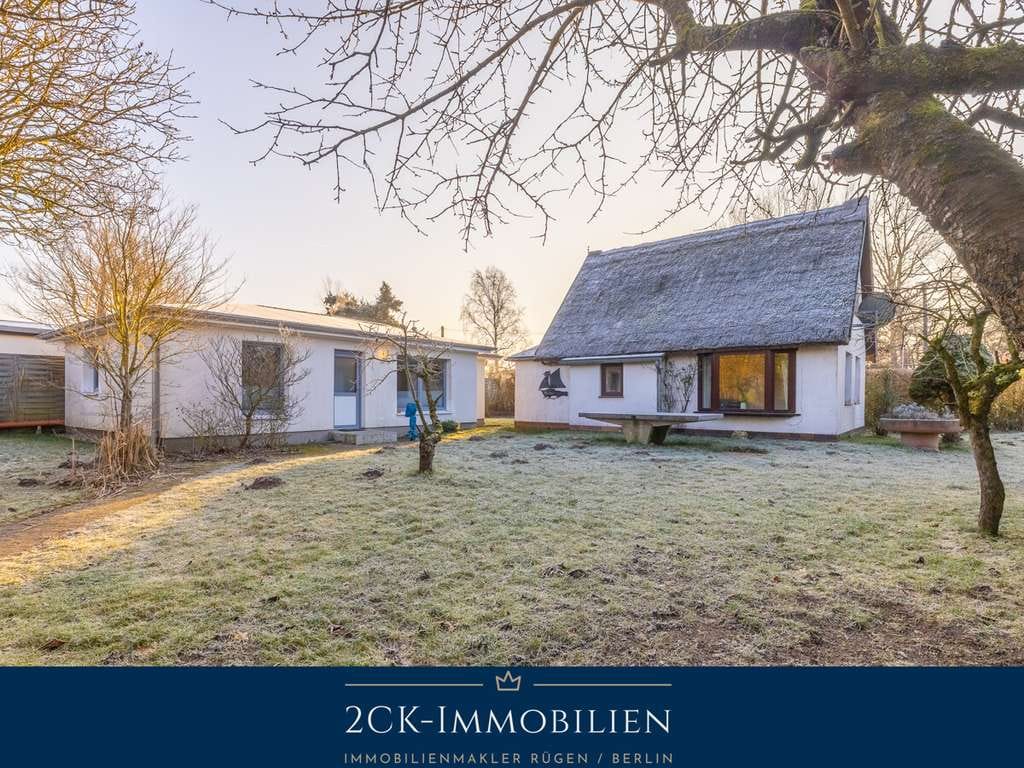 Immobilie in Sagard - Rügen authentisch erleben: Zwei Häuser, ein Grundstück und der Blick auf den Bodden! - Bild 0