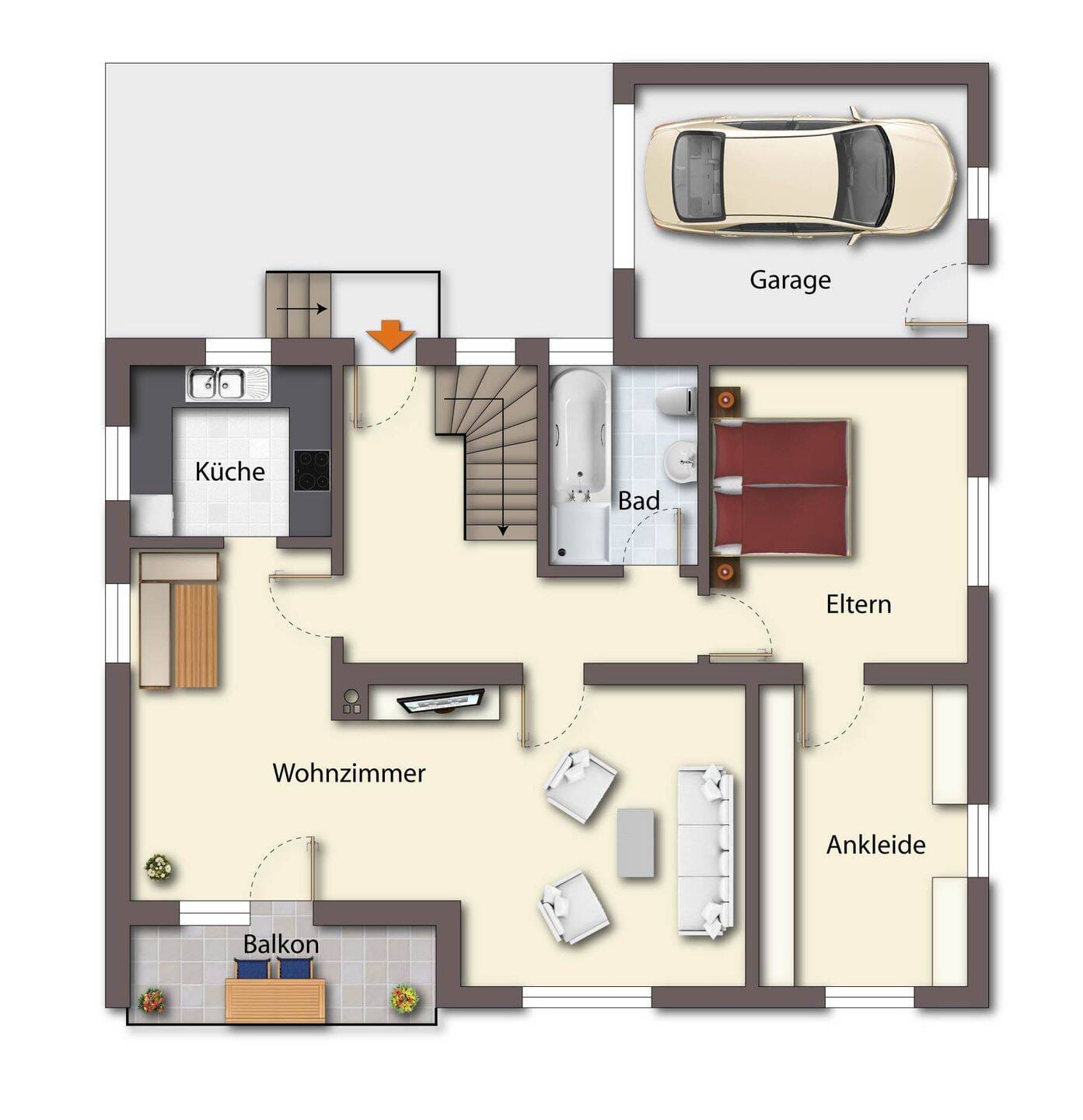 Immobilie in Ertingen - Einfamilienhaus mit Einliegerwohnung - Bild 4