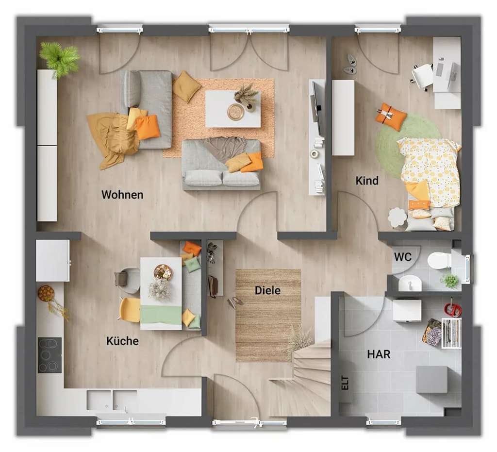 Immobilie in Kirchwalsede - Familienfreundliches Klinkerhaus in Kirchwalsede - Ihr neues Zuhause! - Bild 4