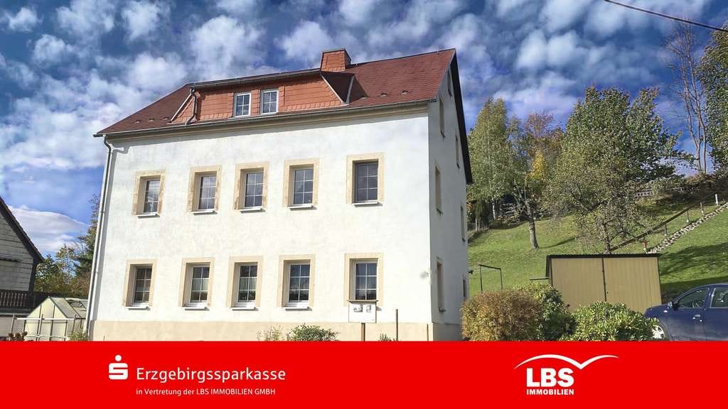 Immobilie in Grünhainichen - Drei-Familienhaus in Borstendorf - Bild 0