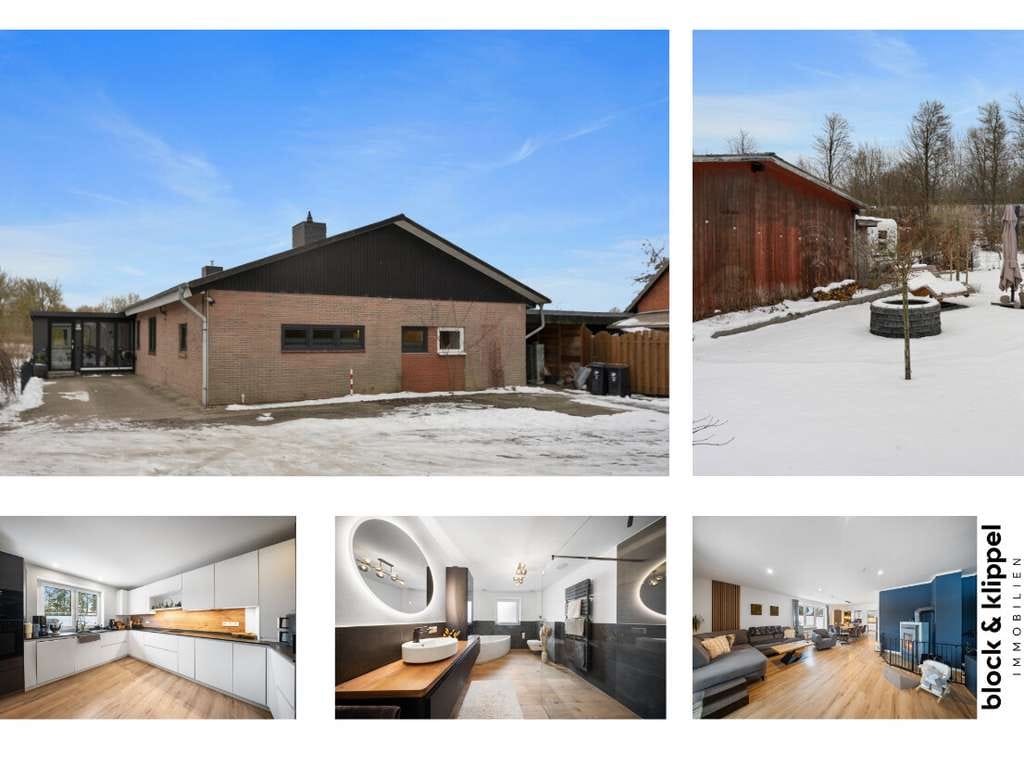 Immobilie in Busdorf - Sanierter Bungalow in Busdorf mit Wintergarten, Kamin und PV-Anlage - Bild 0