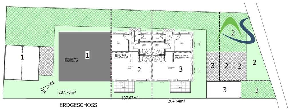 Immobilie in Wald - Zukunftsorientiertes Zuhause - Modernes Reihenhaus in bester Lage als Ausbauhaus - Bild 2